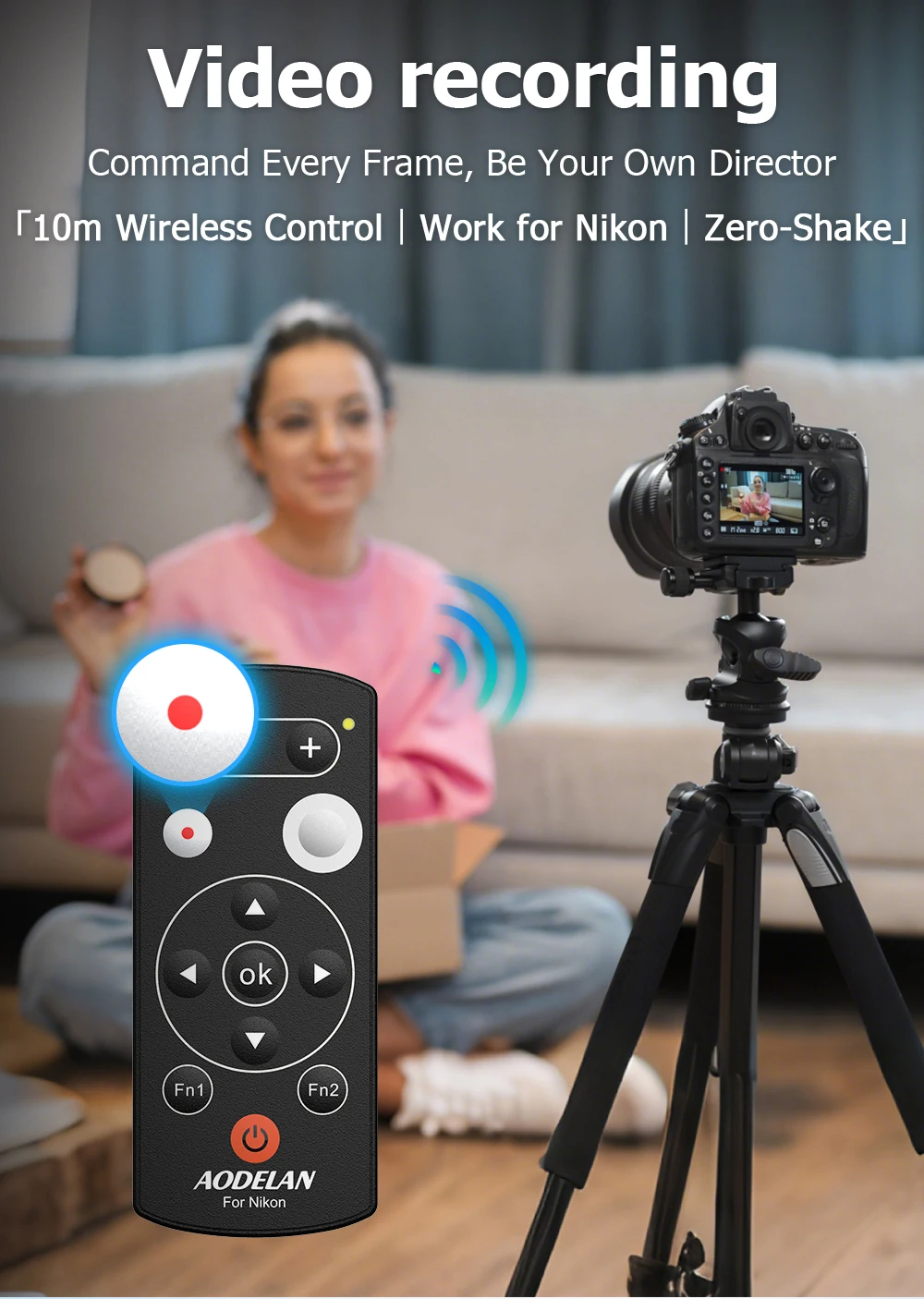 Replace ML-L7 Wireless Bluetooth Camera Remote Control Shutter Release for Z30