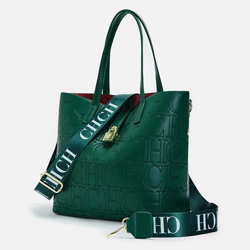 حقيبة كتف كلاسيكية ذات سعة كبيرة من العلامة التجار...