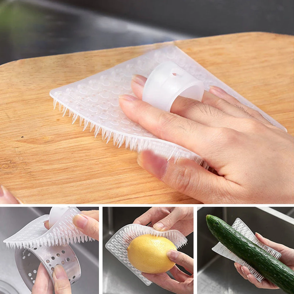 Fruit Vegetable Clean Brush Silicon Washing Brush Tools Vegetable