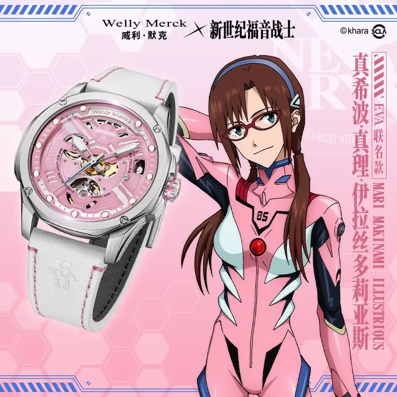 Nieuwe Eva Evangelion Horloge Unit 1 Asuka Cartoon Quartz Heren Horloge Sieraden Paar Set Mode Handgemaakte Verjaardagscadeau