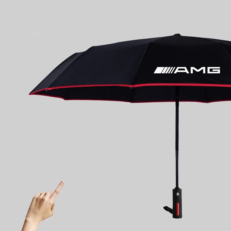 Car Automatic Folding Windproof Sunshade Umbrella For Mercedes-Benz A C E S V Class AMG GLC Sprinter ML SLK CLS GLA GLK SL Vito