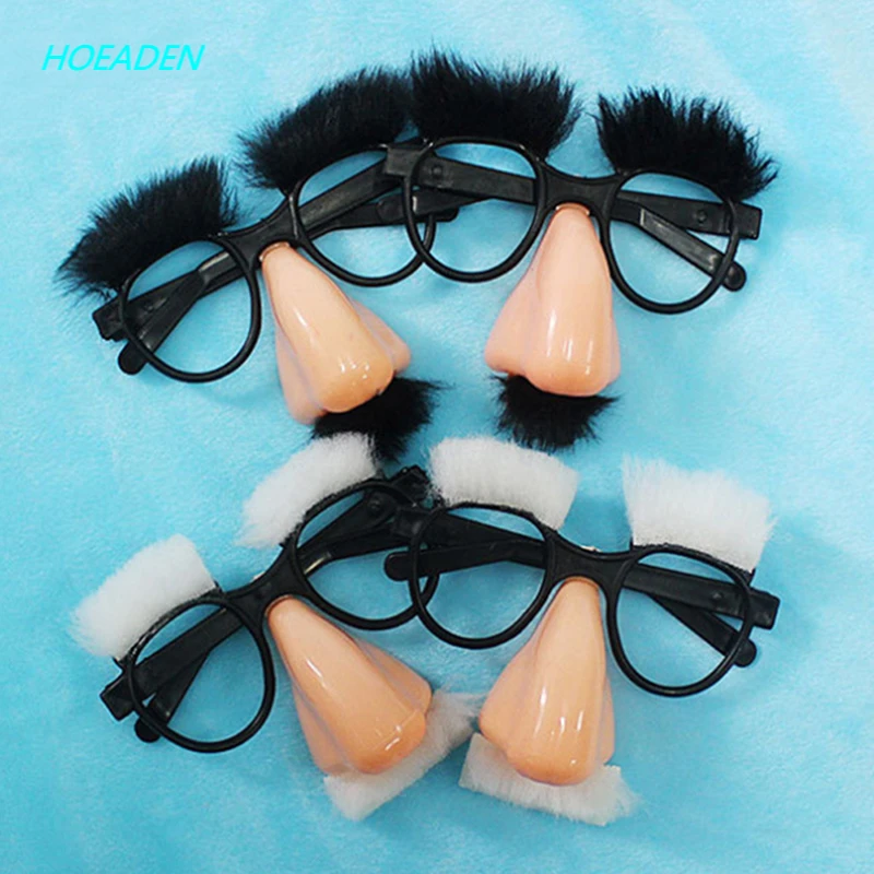 Gafas de sol para adultos, suministros divertidos para fiesta de nariz grande, para dormir, culo bigote, Halloween|Chistes bromas| - AliExpress