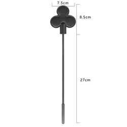 PU Leather Paddle Slapper Whip for Equestrian Training and Role Play (Plum blossom style)