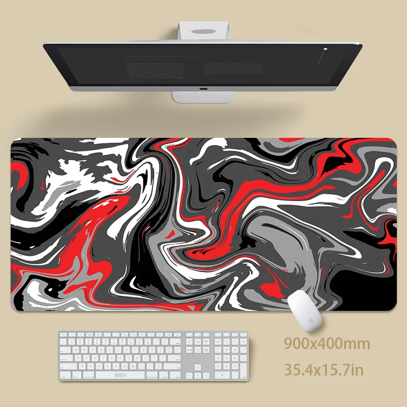 Alfombrillas de ratón grandes para juegos Strata, alfombrillas para ratón de ordenador, alfombrilla para ratón de 90x40cm, alfombrilla de escritorio para teclado de PC, alfombrilla para mesa de 100x50