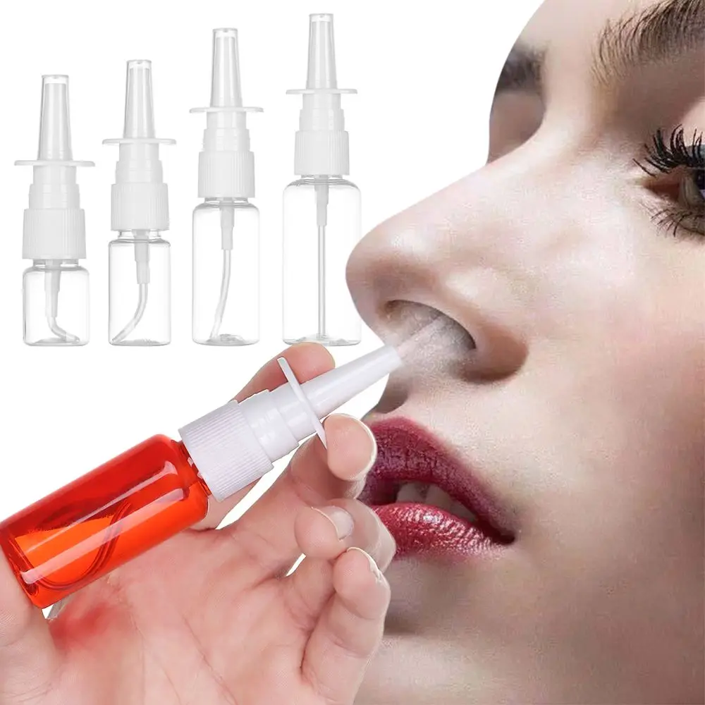 5/10/20/30/50ml Plastic Dispenser Mist Empty Nasal Sprayer Nose Dropper Bottles Refillable Container Spray Bottle