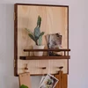 Wooden Storage Shelf Distribution Box Shade Remodeling Decoration Solid Wood Electric Gate Box Home Storage Decoration 5