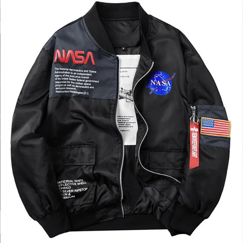 space x pilot jacket male astronaut workwear jacket men and women jackets japanese fashion jackets for men mens waterproof jacket Jackets