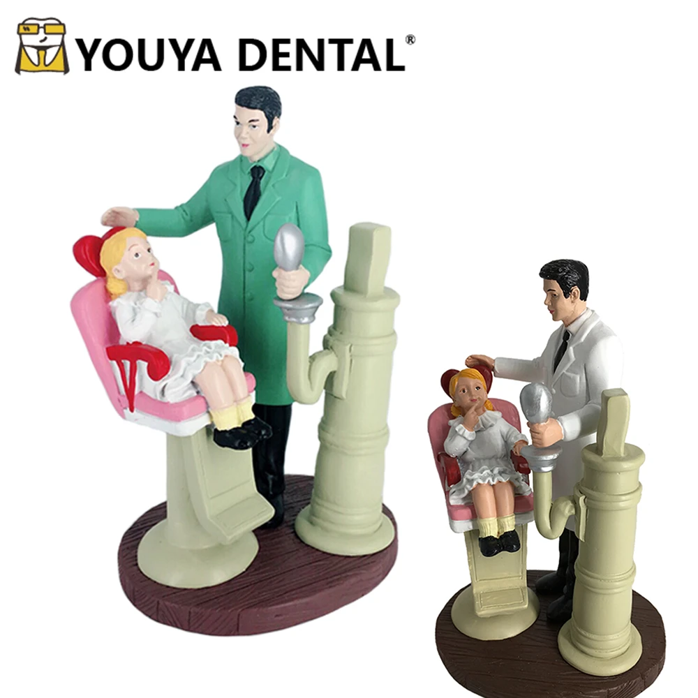 Dentistry Gifts Dental Sculpture Dentist Working Figurines Clinic