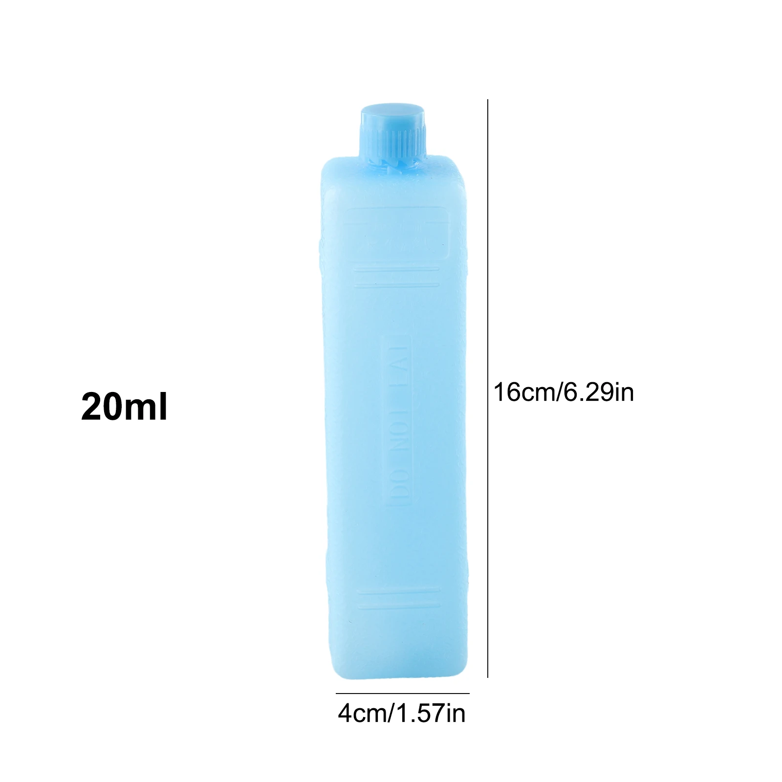 

6.29 X1.57 Inches Ice Box Kitchen Supplies Keeping Drinks Fresh Lightweight Lunch Boxes Reusable Ice Box 16*4cm 200ml Coolers