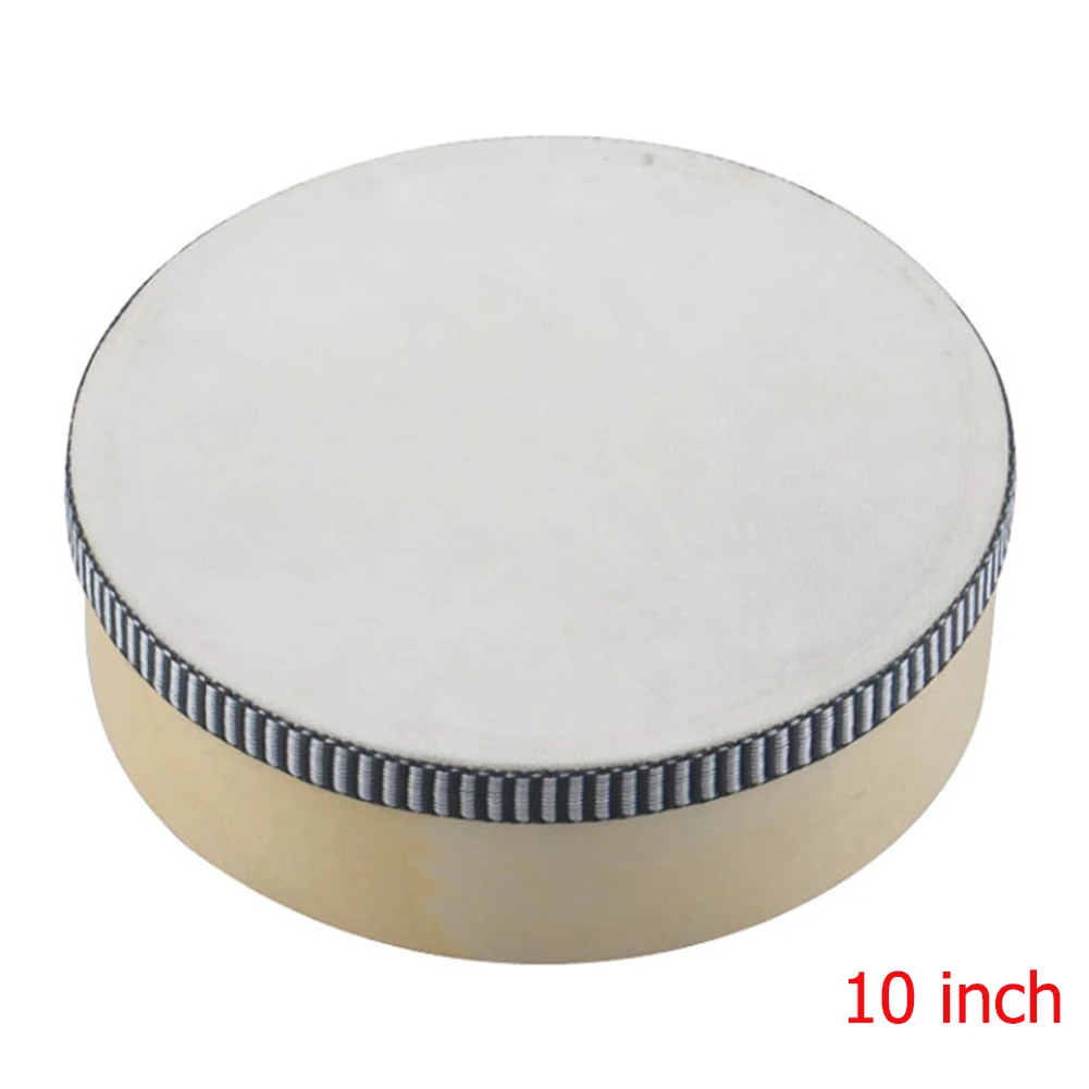 Hand Drum Wooden Tambourine Kids Percussion Toy Wood Frame Drum 6/8/10inch For Children Music Game Convenient To Carry Around musical percussion instruments wooden hand drum