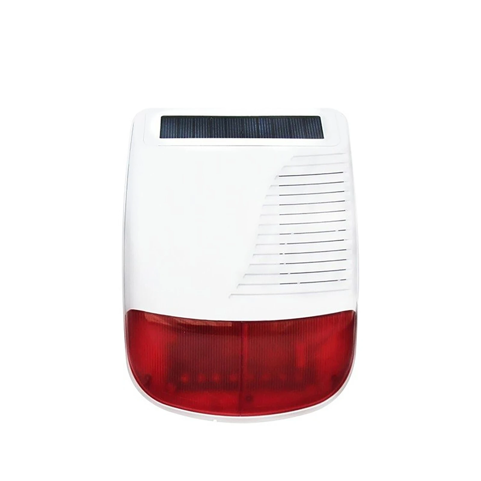 433MHz Yüksek Desibel Açık Hava Güneş Enerjili Sesli ve Görsel Alarm Su Geçirmez Flaş Akıllı Ev Güvenliği İçin Hırsız Alarm Sistemi