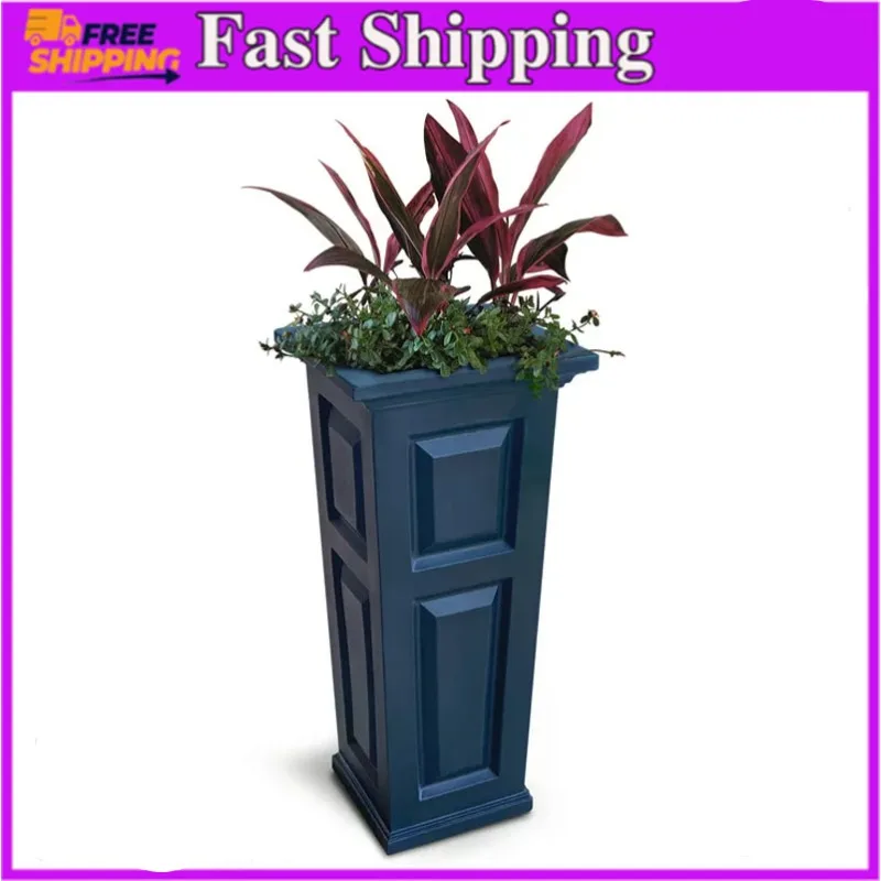 

32in Tall Polyethylene Planter - Neptune Blue