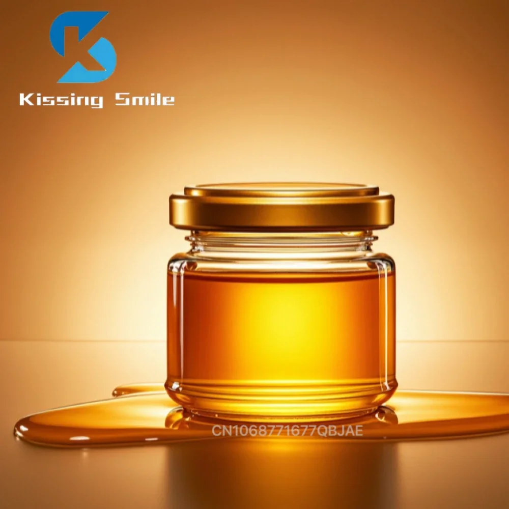 10pcs 20pcs Mini Glass Pot Set Small Honey Pot Honey Pot with Golden Lid Suitable Honey Guest Wedding Box Parties Gifts Bottles 4