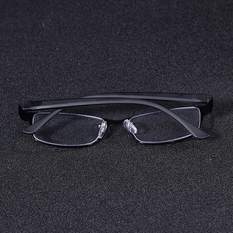 Hochwertige Legierungs-Lesebrille für Männer mit Power-Folding-Anti-Blaulicht-Brille mit Federscharnier + 125 + 175 + 225 + 275 – Detail 4
