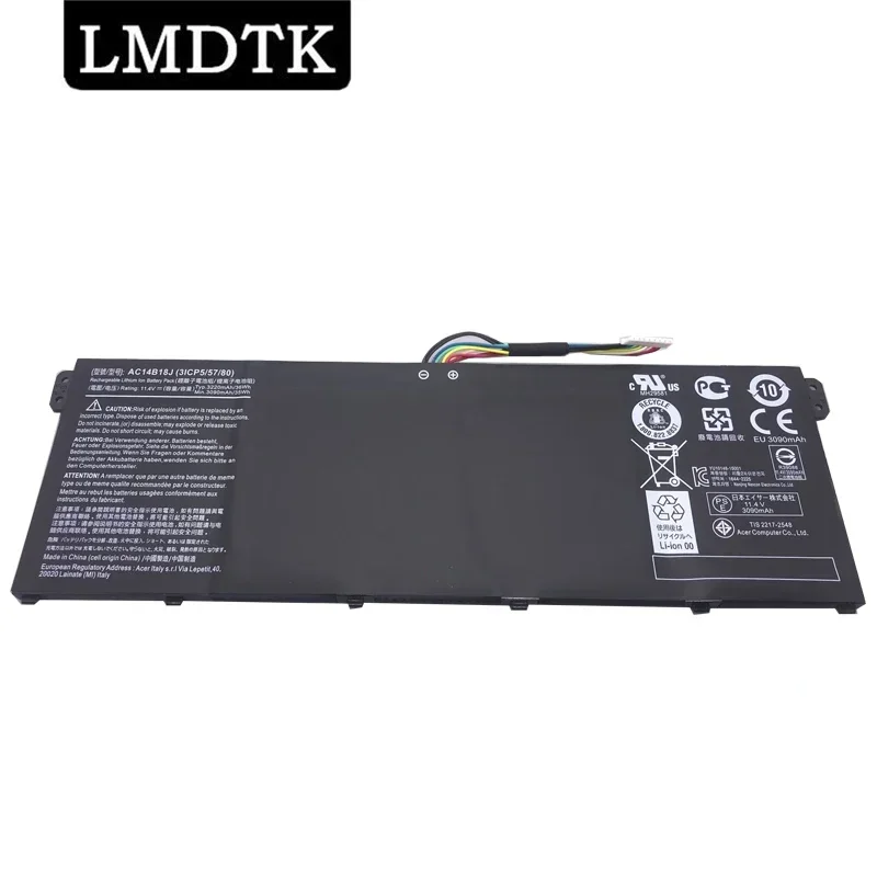 LMDTK Новый AC14B18J Аккумулятор для ноутбука Acer Aspire ES1-511 512 V3-111P 311 TravelMate B115 B116 MS2394 AC14B13J