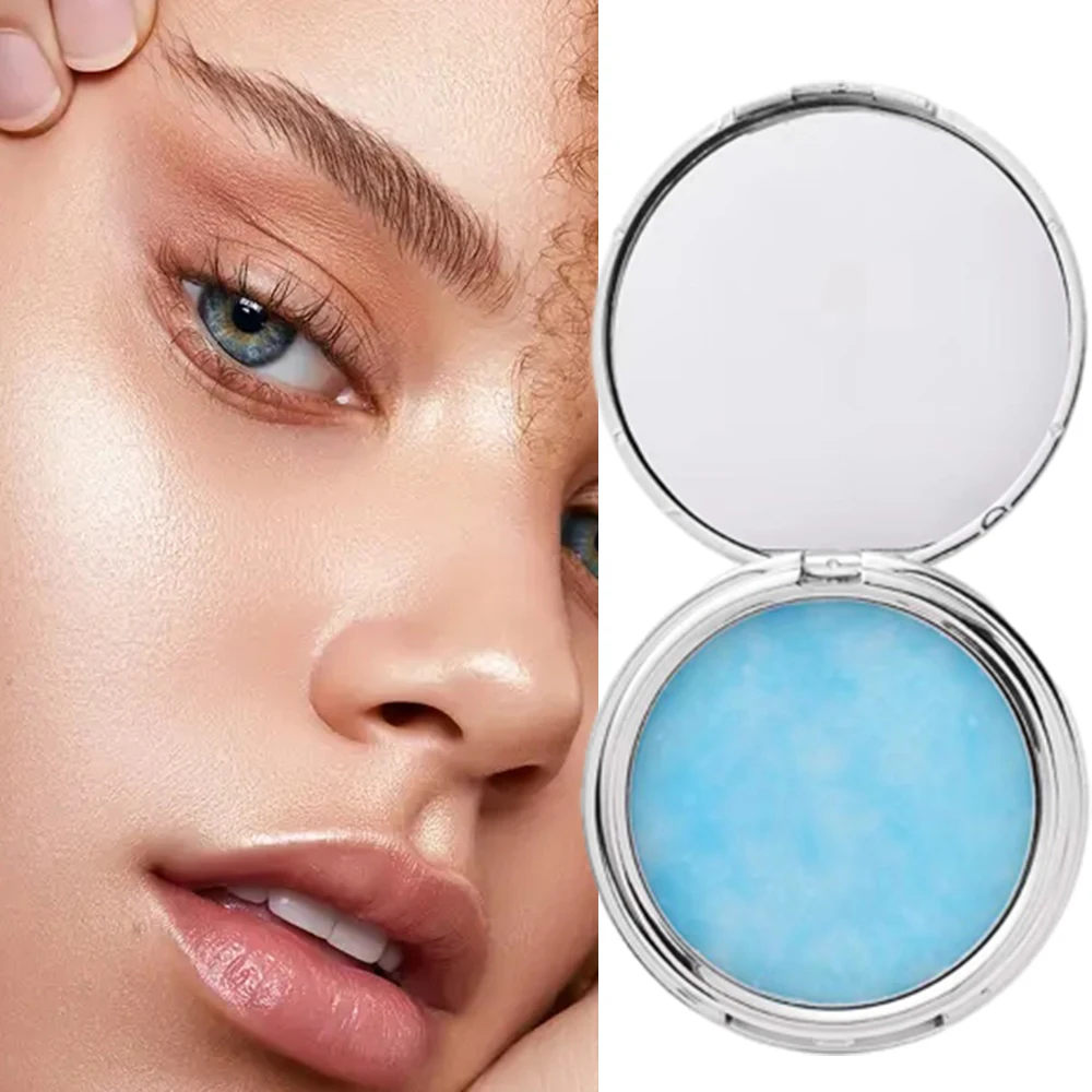

Silky Blurring Matte Powder Cream With Puff Long Lasting Portable Fixing Powder Face Cosmetic