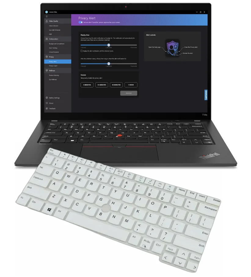Cover Per Tastiera Per Laptop Skin Per Lenovo Thinkpad T14S Gen 4 2023 / 2022 Thinkpad T14 L14 P14S Gen 4 Gen 3 Thinkpad E14 Gen 5