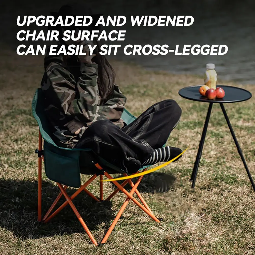 2024 Camping Chairs Lawn Chairs Portable Chair Support 150kg Foldable Chair Backpacking Chair 600D Oxford Cloth + Aluminum Alloy