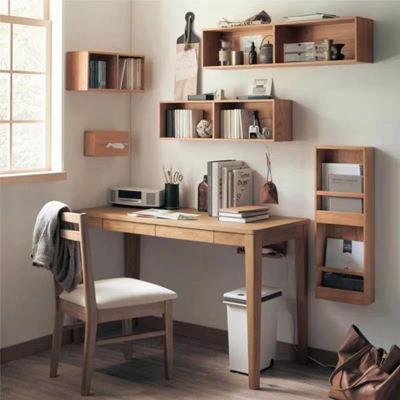 Desktop Shelf Magazine Floating Shelves Porte Book Storage Desk Rack Bookshelf Furniture Office Newspaper Stand Books Wood Wall