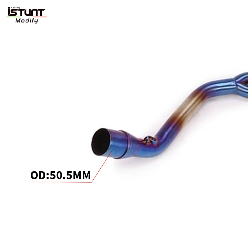 Motorcycle Exhaust Motocross Espace Moto Full System Front Link Pipe 50.8mm For T-MAX Tmax 500 530 T-MAX 530 Exhaust 2008-2022 - Image 2
