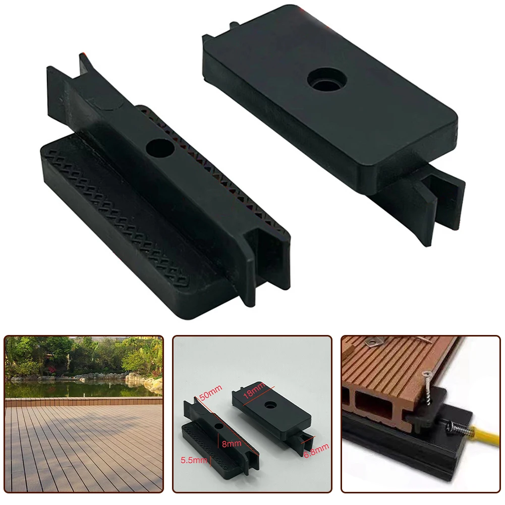 Composite Decking Clips Easy Assembly Easy To Install Equipment Installed Outdoor Parts Sleek Appearance Clips