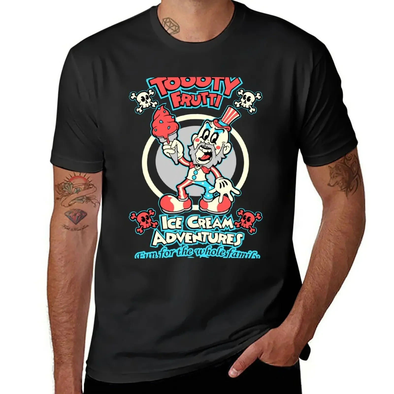 Tooty Fretti T-Shirt Customizeds Graphics Abbigliamento Vintage Magliette In Cotone Da Uomo
