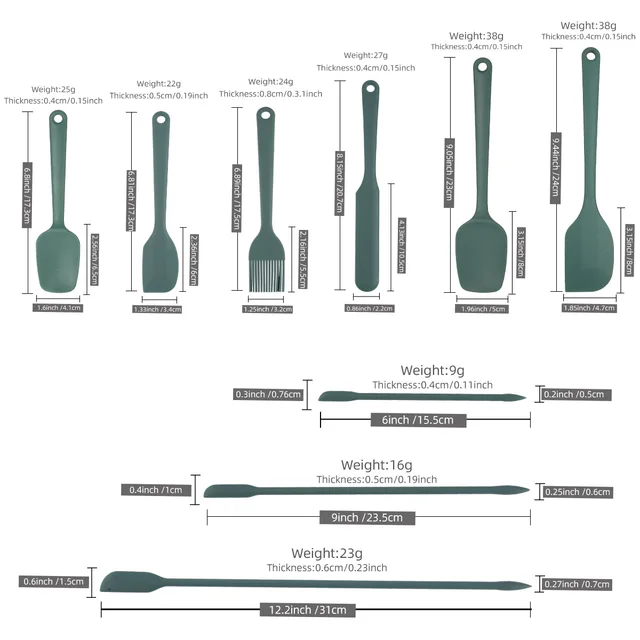 Silicone Spatula Set 2