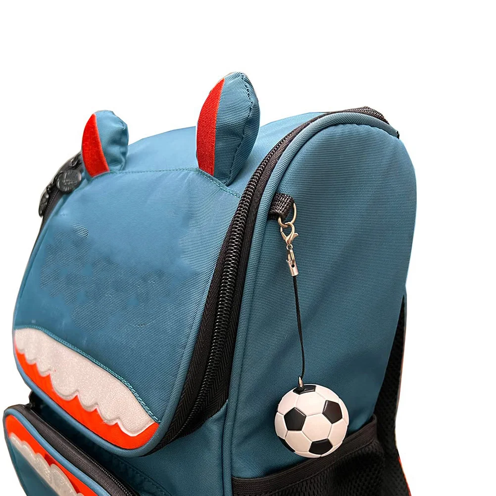 Durable Plastic Soccer Football Keychain Sports Balls Decorative Hanging Pendant Keychains Handbag Charms Car Keyring Backpack