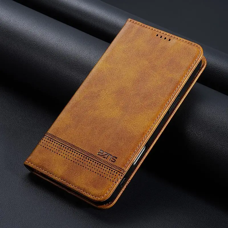 Leather Magnetic Phone Case – Elegant and Durable Cover