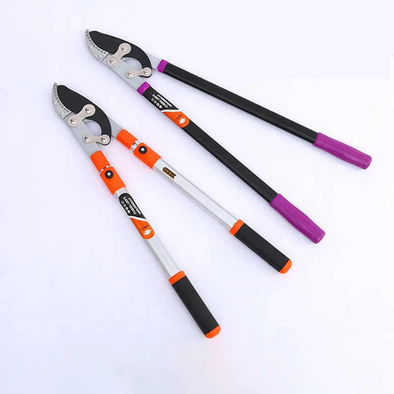 Garden Pruning Shears Retractable Flower Scissors Gardening Hedge Scissors Heavy Duty Garden Care Hand Tools Rough Branch Cutter 2