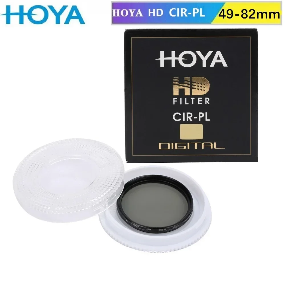 Hoya Hd Cir-Pl Filtro 49_52_55_58_62_67_72_77_82Mm Polarizzatore Circolare Sottile Hd Cpl Per Obiettivo Fotocamera Nikon Canon Sony