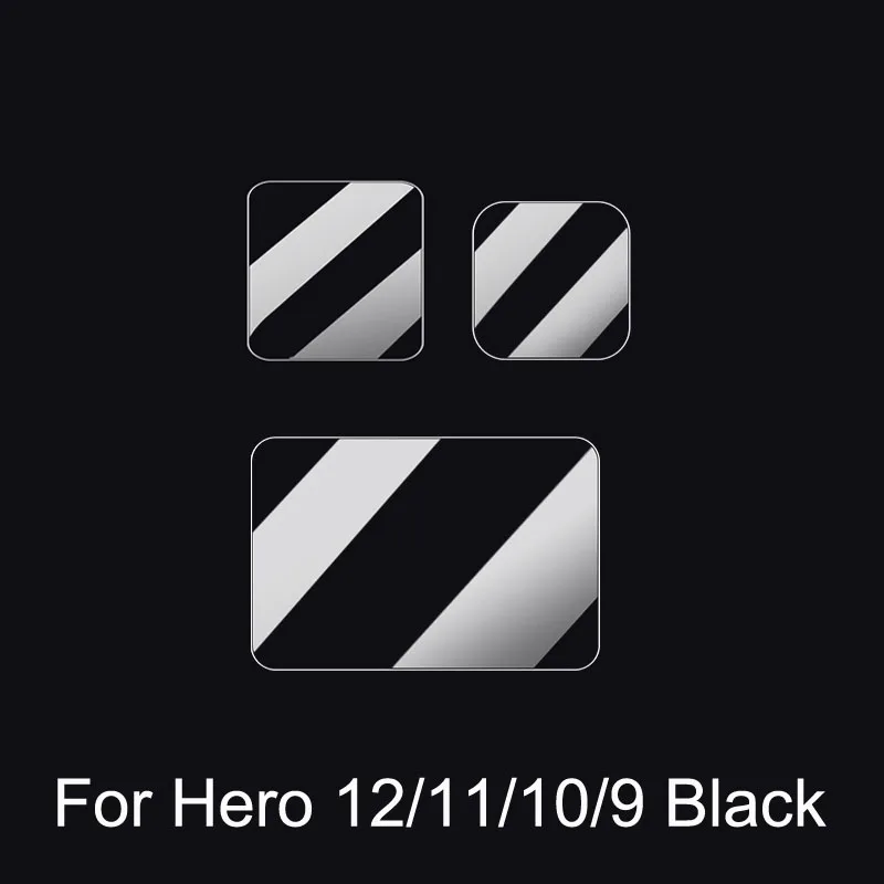 Protection Black Kit Accessoires GoPro Hero 13 - Protections écran Verre Trempé + Cache Objectif Go Pro Hero 13