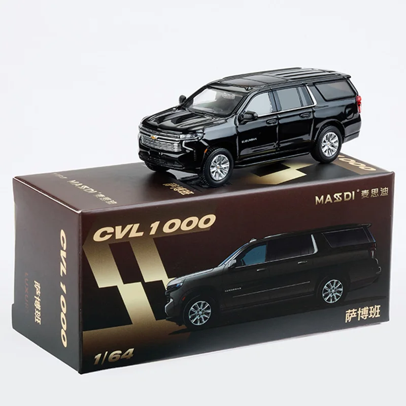 801-551 MASDI 1/64 キャデラック エスカレード CD1000 MASSDI Diecast 1/64 Scale CVL1000 Suburban CD1000 Escalade