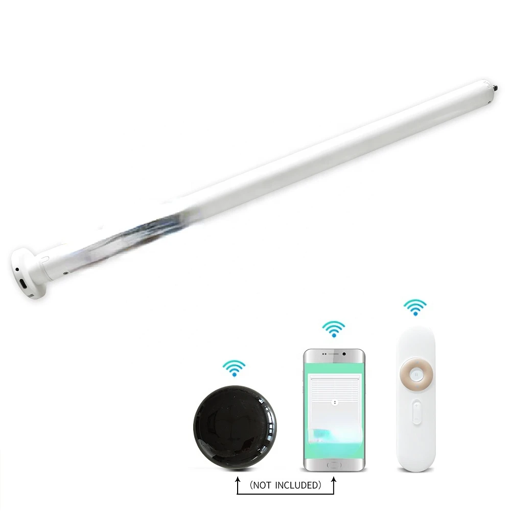 

Excellent Quality Smart Automatic WiFi Alexa Tuya Electric Remote Control Driver 25 mm Tubular Motor Operation
