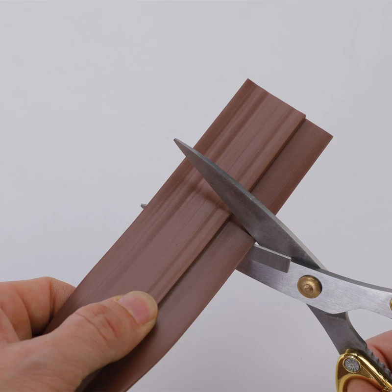 100cm Silikon-Türdichtungsstreifen, Türbodendichtung, Wetterschutzstreifen, Wasserdicht, Winddicht, Schalldämmung – Detail 8