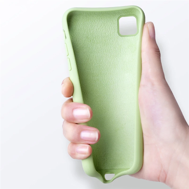 Liquid Silicone Soft TPU Back Bumper Case - Original Protective Cover