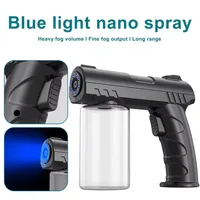 Nano laque à lumière bleue 300ML, bouteille de pulvérisateur de barbier Rechargeable par USB, pistolet à vapeur sans fil pour outils de toilettage et de coiffure 5