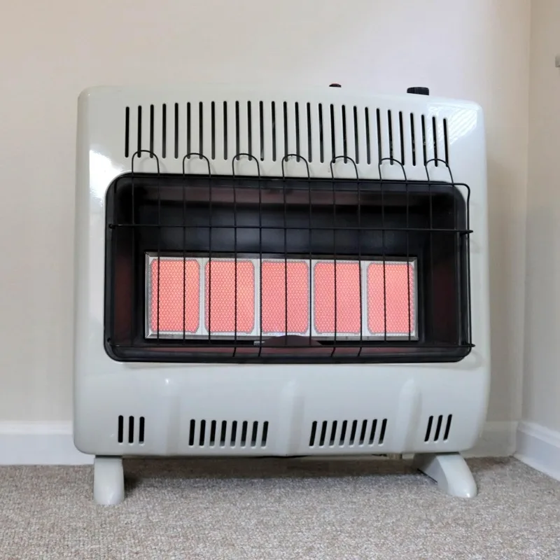 Mr. Heater Vent Free 30,000 British Thermal Unit Radiant Propane Space Heater with Thermostat and Automatic Low Oxygen Shut Off