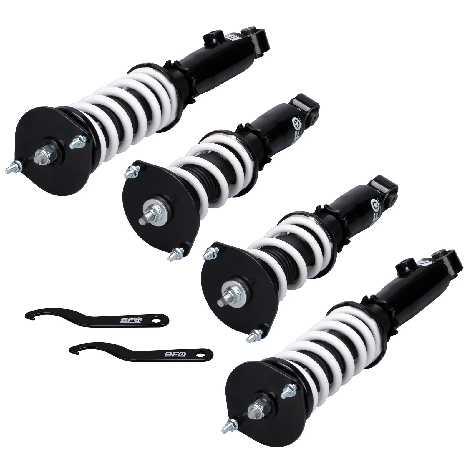 BFOCoiloversSuspensionAdjHeightShocksKitForMazdaMiataMX5NA