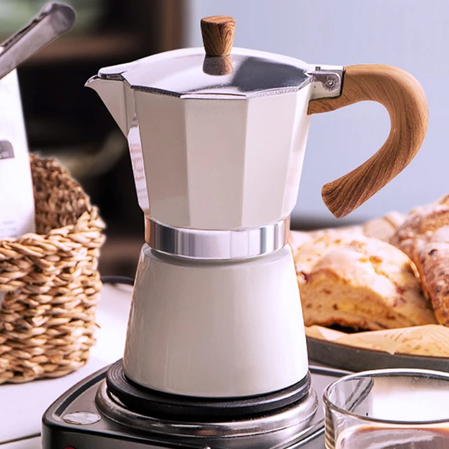 Top Coffee Pot Stovetop Percolator Tools Italian Moka Maker Maker Stove  Aluminum Kitchen Espresso Coffee - AliExpress