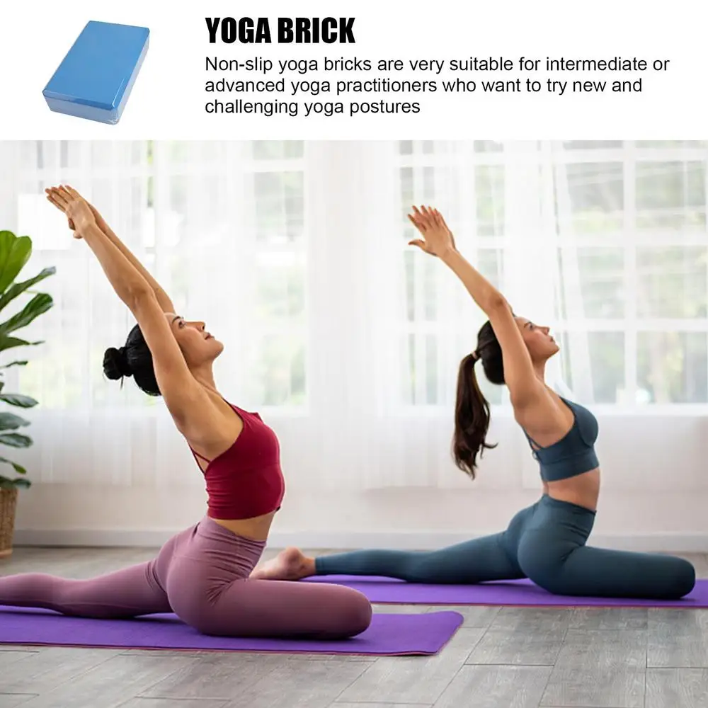 Description Picture 6 of itemYoga Building Blocks Cubes Pilates Bricks Reinforcement Mats Sports Yoga Supplies Exercise Home Exercise Equipment Fitness Eva