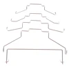 Hot 8cm/9cm/12cm AVC Four Heat Pipe Fan Buckle Heat Pipe Fan Buckle Elastic Steel CPU Fan Hook Bracket 12cm Notebook stand New 2