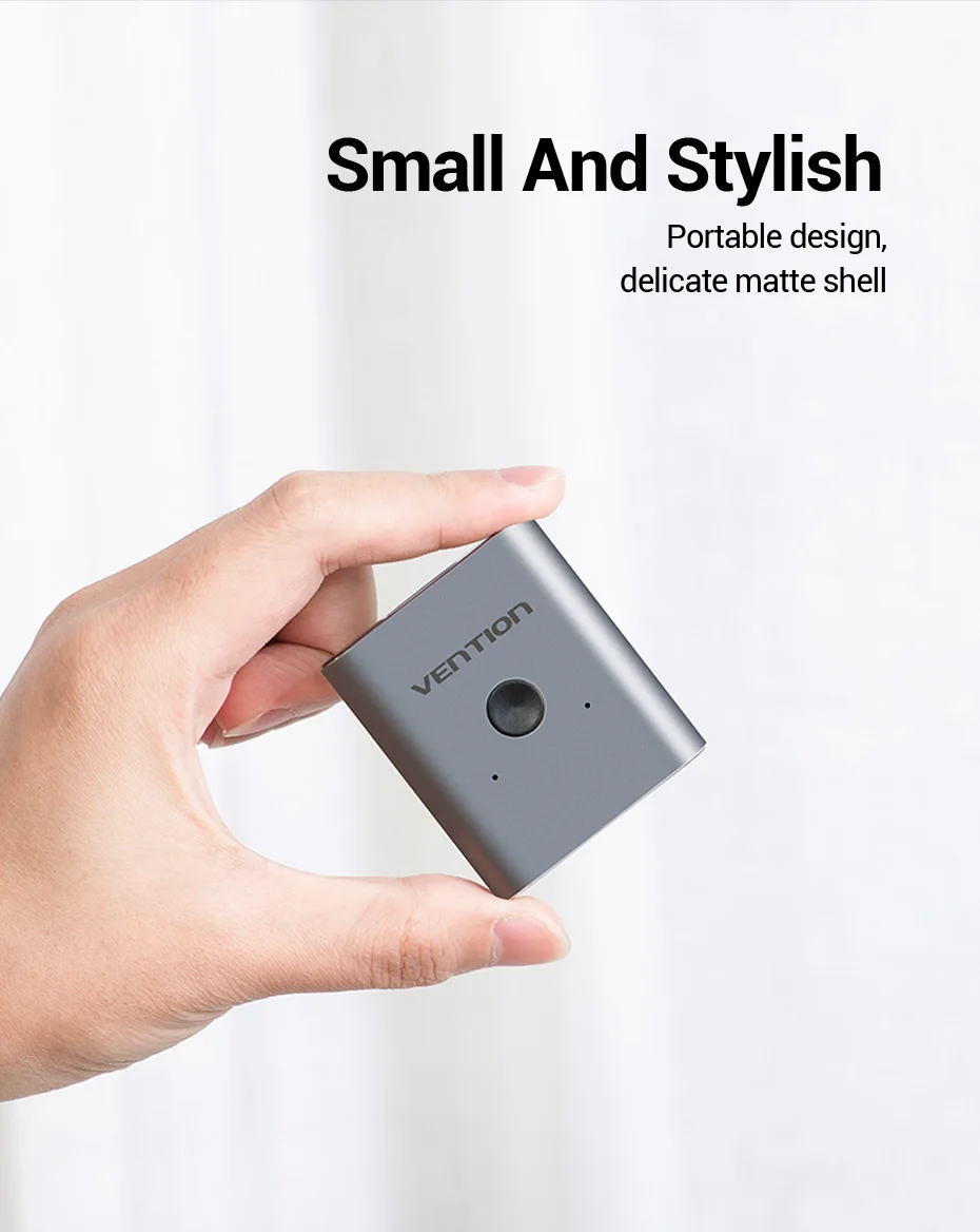 HDMI 2.1 Splitter Switch 8K 60Hz 4K120Hz 2 in 1 out for PC TV Xiaomi Series X PS