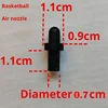 4PCS Basketball Nozzle Ball Nozzle Replacement Air Leak Repair Valve Core Inflatable Basketball Football Volleyball Universal 6