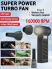 Turbo Fan 160000RPM Turbo jet Fan Powerful Blower Multifunctional Electric Blower Fan 60 m/s Wind Speed ​​30W Fast Charging Camp 1