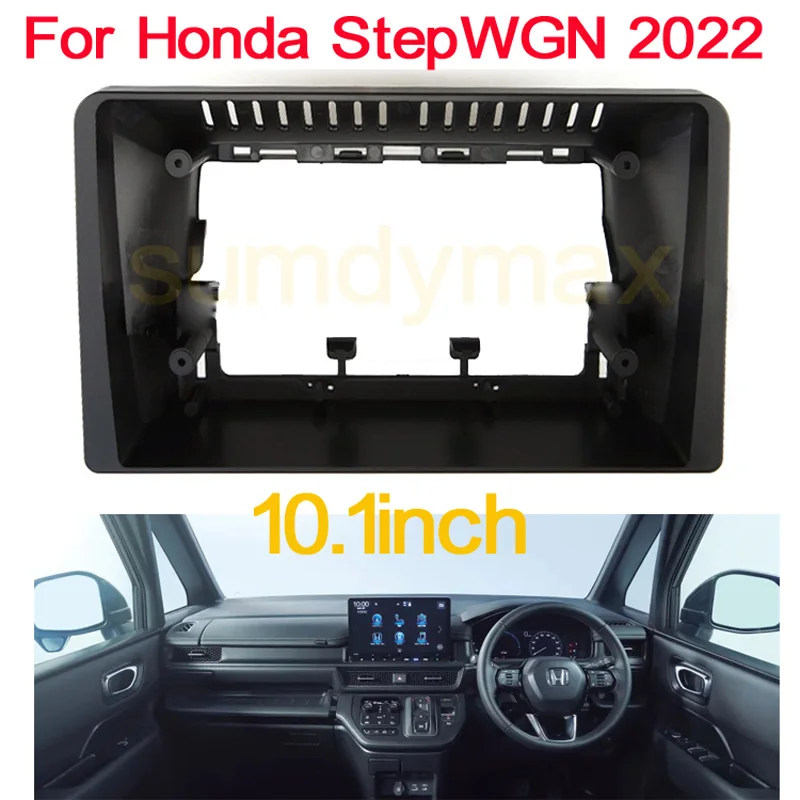 

10,1 дюймовая Автомобильная радиоустановка Fascia ДЛЯ Honda StepWGN 2022 2023, комплект отделки для приборной панели, передняя панель, автомобильный монтаж