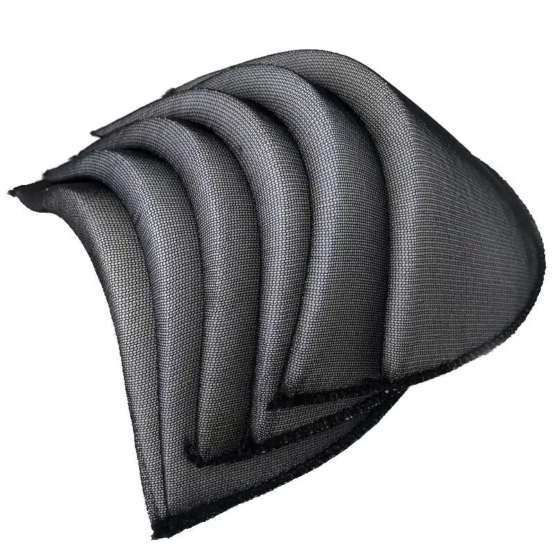 Description Picture 6 of item1pair 1cm Soft Good Ductility White Black Comfortable Sponge Shoulder Pad Sew Shirt Coat Sweater Decorate Supplies