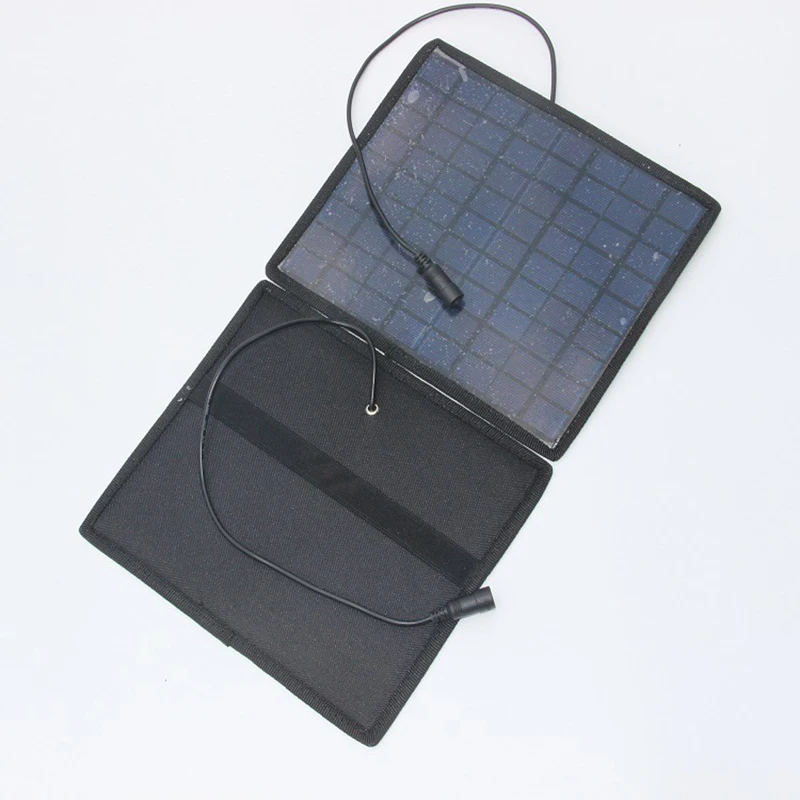 6W 18V solar charging panel, used for 12V battery cars, campervans, ships outdoor charging