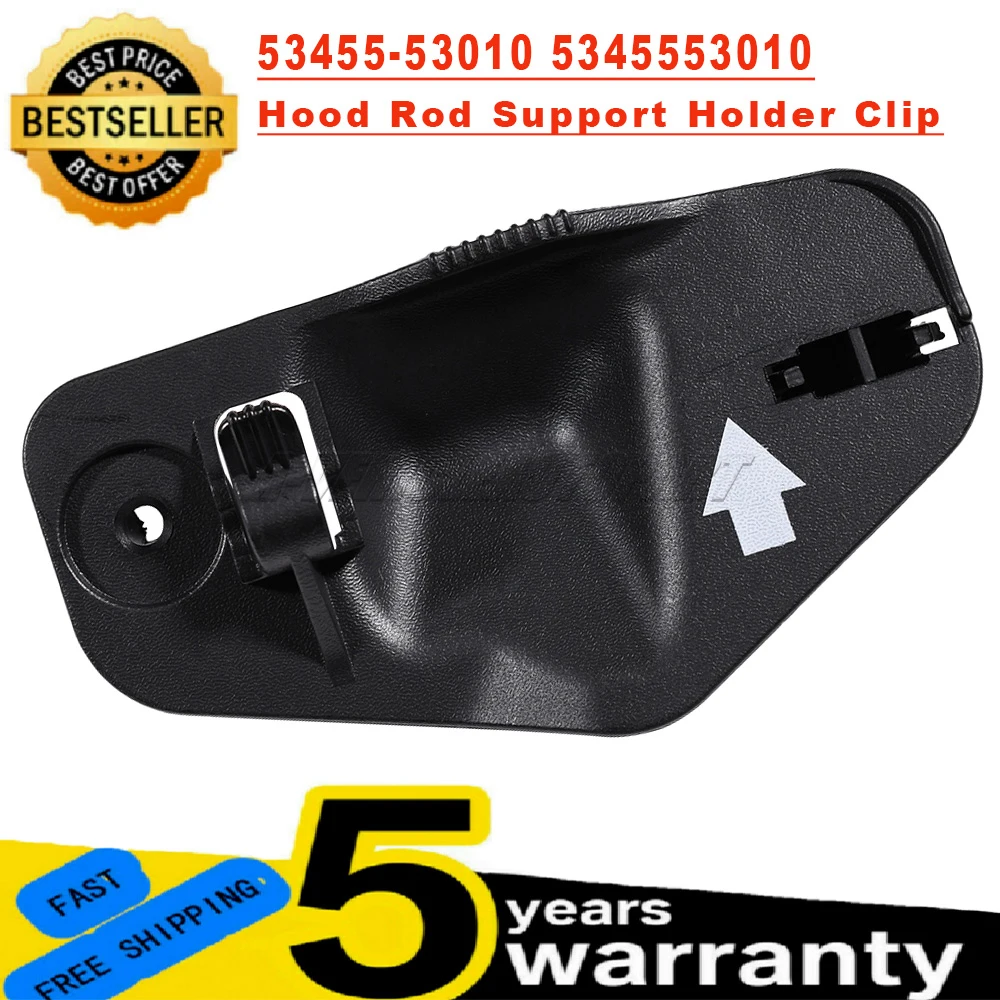 

53455-53010 Car Hood Rod Support Holder Clip Fit For Lexus Is300 Gxe10 Jce10 2001-2005 5345553010