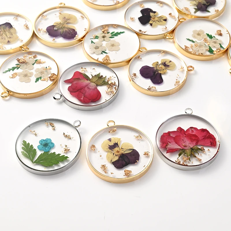 Cayway 42 stuks natuurlijke gedroogde geperste bloemen voor hars, kaarsen, sieraden en uitnodigingen